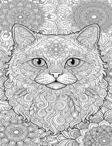 Coloriage Chat 23