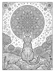 Coloriage Chat 26
