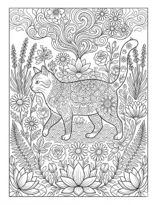 Coloriage Chat 27