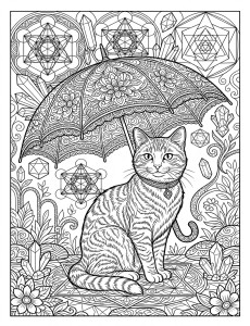 Coloriage Chat 34