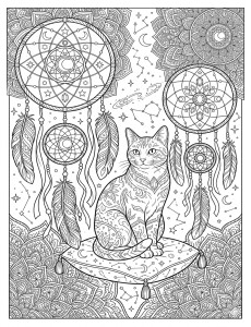 Coloriage Chat 37