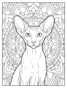Coloriage Chat 38