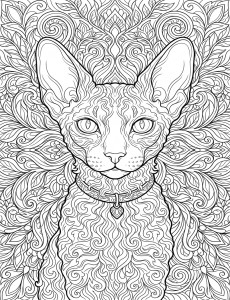 Coloriage Chat 39