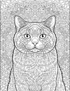 Coloriage Chat 40