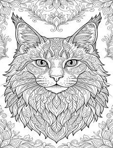 Coloriage Chat 43