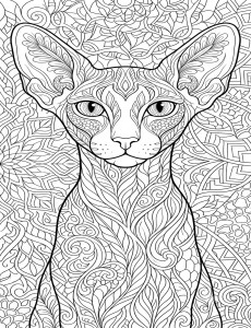 Coloriage Chat 45