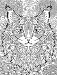 Coloriage Chat 48