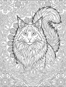 Coloriage Chat 50