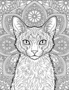Coloriage Chat 51
