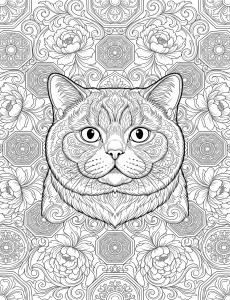 Coloriage Chat 54