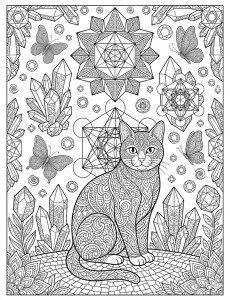 Coloriage Chat 58
