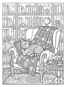 Coloriage Chat 60