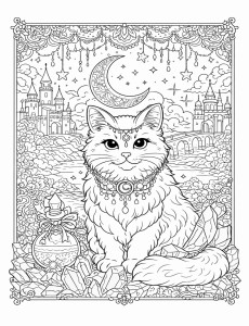 Coloriage Chat 61