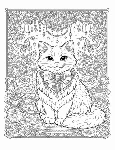 Coloriage Chat 64