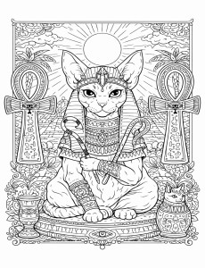 Coloriage Chat 65
