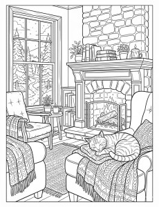 Coloriage Chat 66