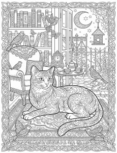 Coloriage Chat 69
