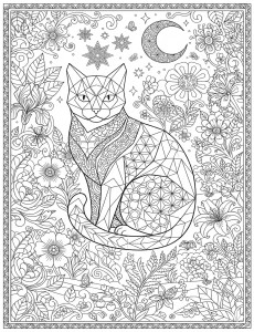 Coloriage Chat 73