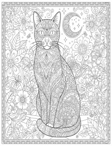 Coloriage Chat 74