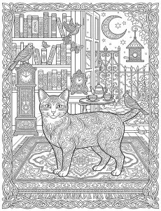 Coloriage Chat 75