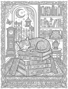 Coloriage Chat 76