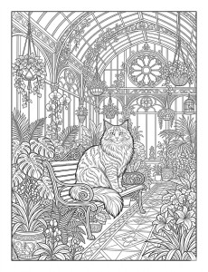 Coloriage Chat 77