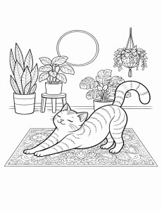Coloriage Chat 1