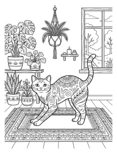 Coloriage Chat 2