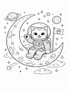 Coloriage Chat 4