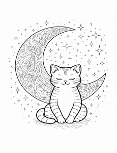 Coloriage Chat 6