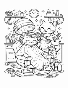 Coloriage Chat 10