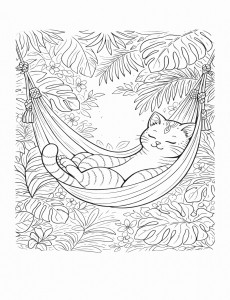 Coloriage Chat 11