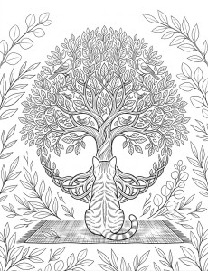 Coloriage Chat 17
