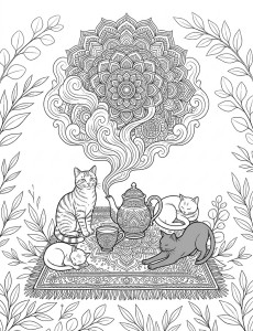 Coloriage Chat 18