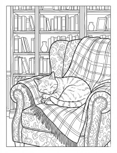 Coloriage Chat 19