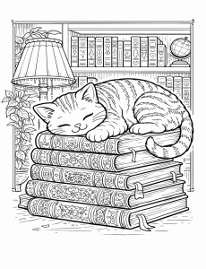 Coloriage Chat 1