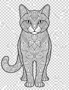 Coloriage Chat 20