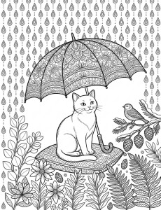 Coloriage Chat 21