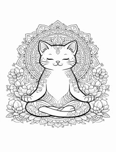 Coloriage Chat 3