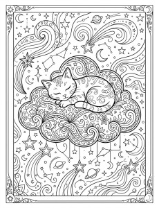 Coloriage Chat 4