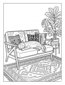 Coloriage Chat 5