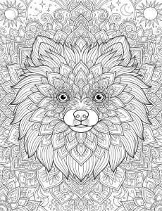 Coloriage Chien 11