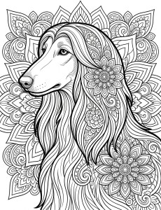 Coloriage Chien 18