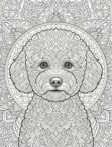Coloriage Chien 21