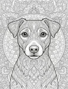Coloriage Chien 22