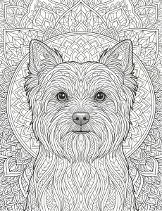 Coloriage Chien 23