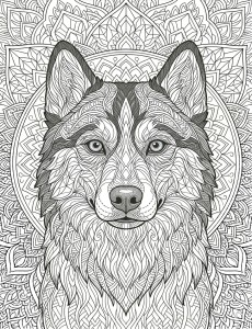 Coloriage Chien 28