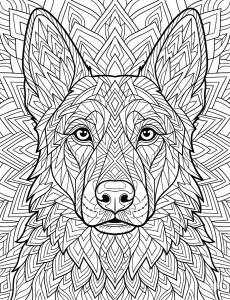 Coloriage Chien 2