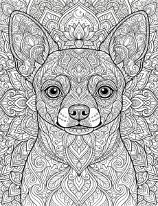 Coloriage Chien 30