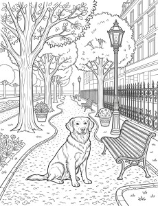 Coloriage Chien 37
